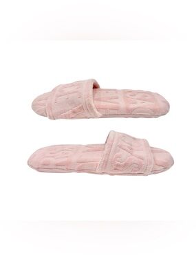 VERSACE PLUSH ALLOVER SLIPPERS
